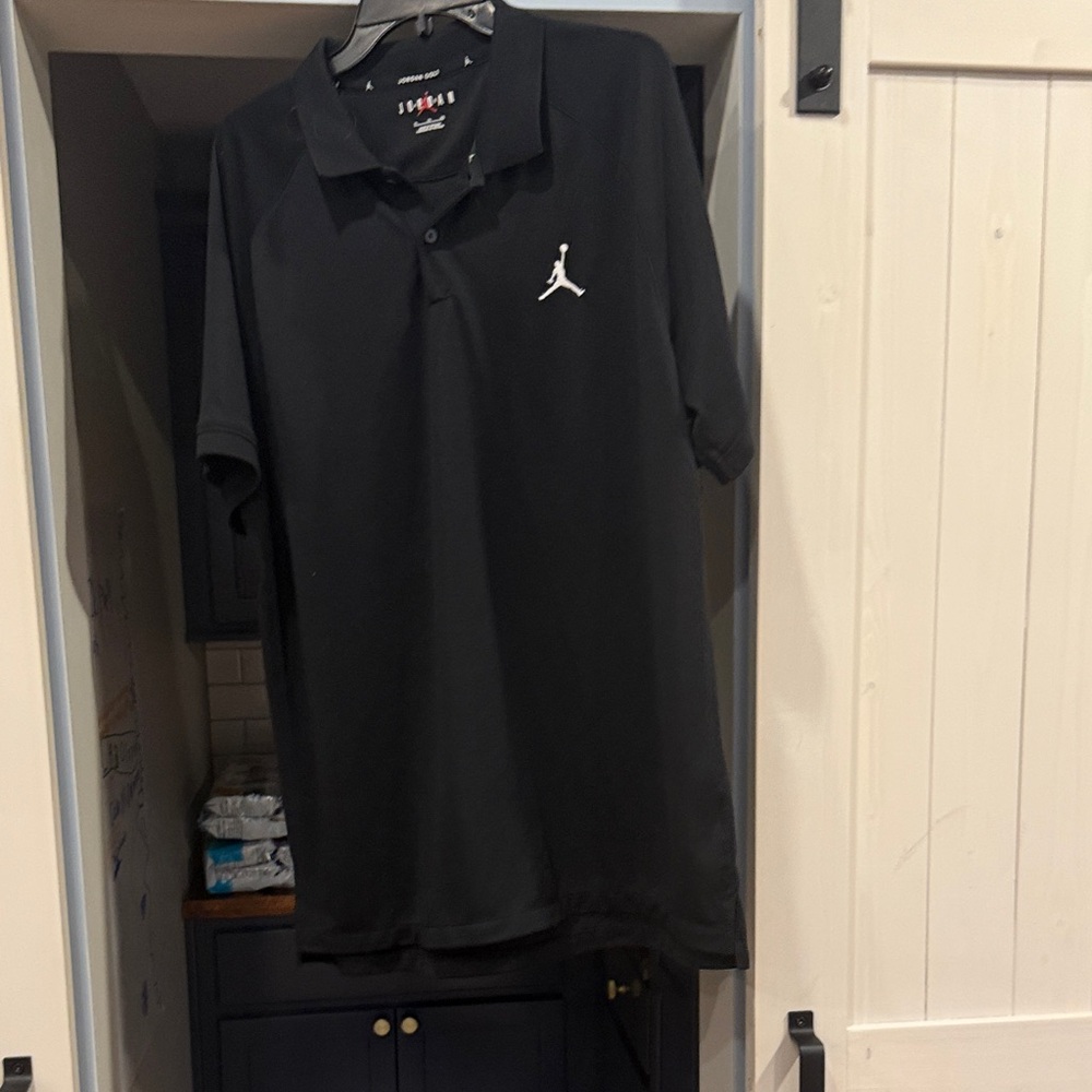 Jordan Classic Black Polo Shirt